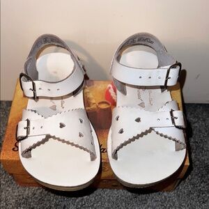 White Kids Sandals
